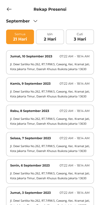 Syaugi Askar Project: Attendance SDD